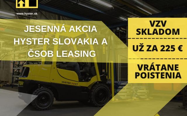 jesenna akcia na nove vzv skladom